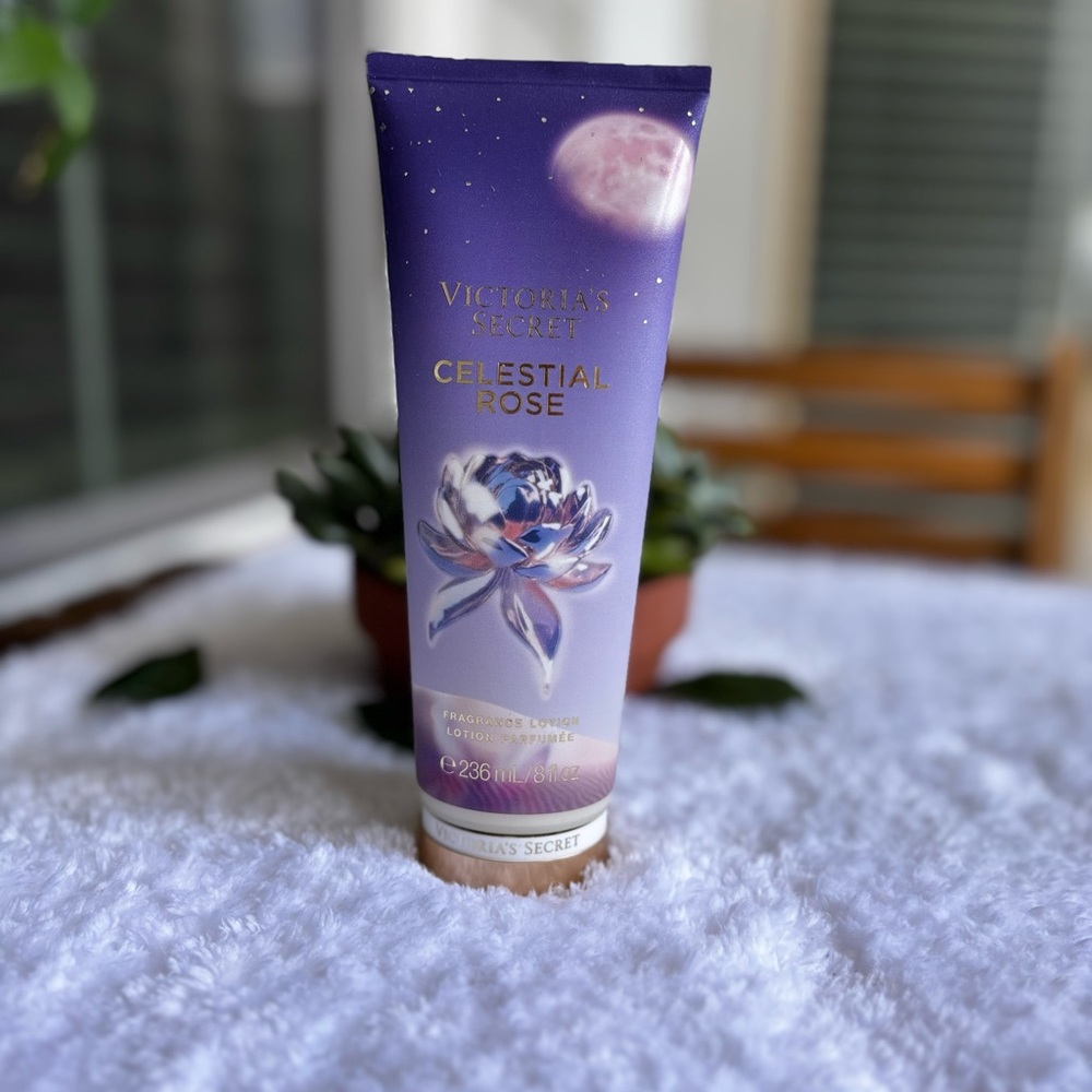 Victoria's Secret Celestial Rose Fragrance Lotion - Lavender and Pink